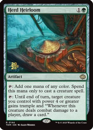 Herd Heirloom (PRE-144) [Prerelease Cards] Foil MTG Single Wizards of the Coast