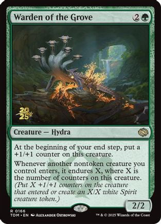 Warden of the Grove (PRE-166) [Prerelease Cards] MTG Single Wizards of the Coast