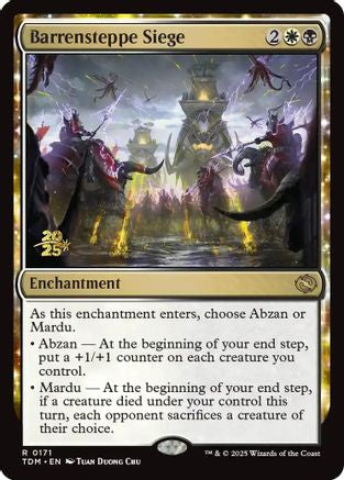 Barrensteppe Siege (PRE-171) [Prerelease Cards] Foil MTG Single Wizards of the Coast