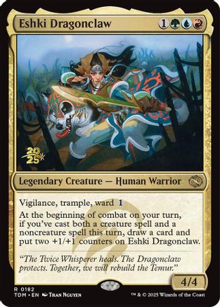 Eshki Dragonclaw (PRE-182) [Prerelease Cards] Foil MTG Single Wizards of the Coast