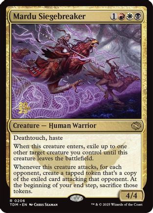 Mardu Siegebreaker (PRE-206) [Prerelease Cards] Foil MTG Single Wizards of the Coast