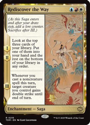 Rediscover the Way (PRE-215) [Prerelease Cards] Foil MTG Single Wizards of the Coast