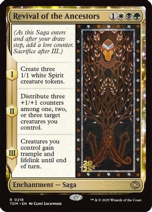 Revival of the Ancestors (PRE-218) [Prerelease Cards] Foil MTG Single Wizards of the Coast