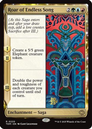 Roar of Endless Song (PRE-220) [Prerelease Cards] Foil MTG Single Wizards of the Coast