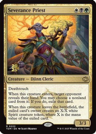 Severance Priest (PRE-222) [Prerelease Cards] Foil MTG Single Wizards of the Coast