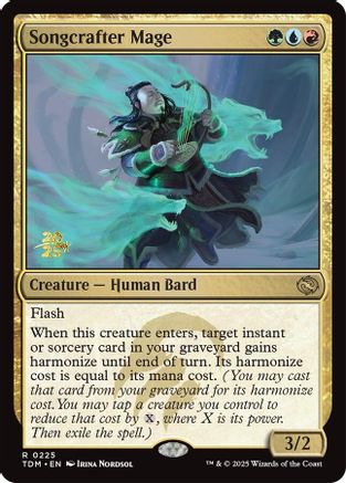 Songcrafter Mage (PRE-225) [Prerelease Cards] Foil MTG Single Wizards of the Coast