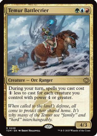 Temur Battlecrier (PRE-228) [Prerelease Cards] MTG Single Wizards of the Coast