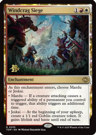 Windcrag Siege (PRE-235) [Prerelease Cards] Foil MTG Single Wizards of the Coast