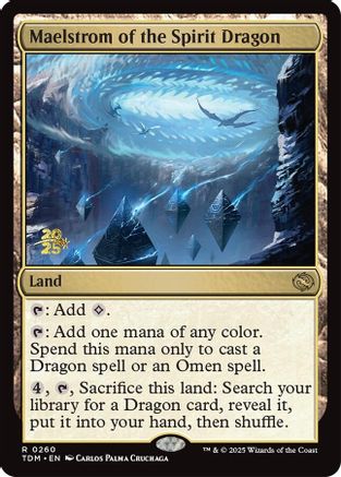 Maelstrom of the Spirit Dragon (PRE-260) [Prerelease Cards] Foil MTG Single Wizards of the Coast