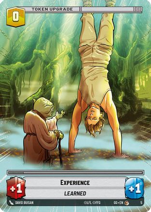 Experience (5/0) [Gamegenic Promos] Foil Star Wars: Unlimited Single Disney