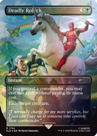 Deadly Rollick (Rainbow Foil) (SLD-1754) [Secret Lair] Drop Foil MTG Single Wizards of the Coast