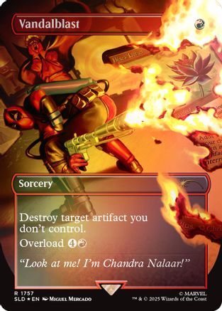 Vandalblast (1757) (Rainbow Foil) (SLD-1757) [Secret Lair] Drop Foil MTG Single Wizards of the Coast