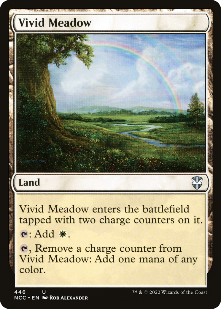 Vivid Meadow (NCC-446) [New Capenna Commander] MTG Single Wizards of the Coast