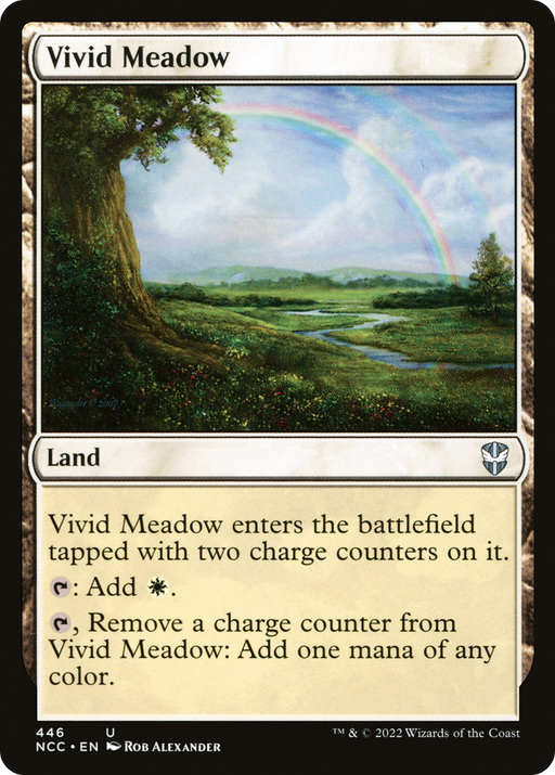 Vivid Meadow (NCC-446) [New Capenna Commander] MTG Single Wizards of the Coast