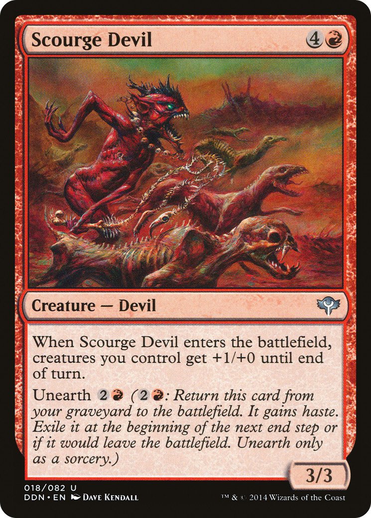 Scourge Devil (DDN-018) [Misc] Duel Decks: Speed vs. Cunning MTG Single Wizards of the Coast