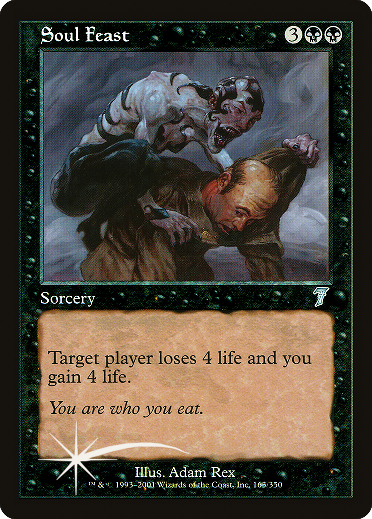 Soul Feast (7ED-163) [7th Edition] Foil MTG Single Wizards of the Coast