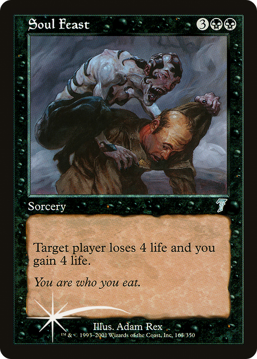 Soul Feast (7ED-163) [7th Edition] Foil MTG Single Wizards of the Coast