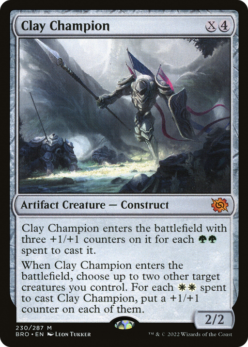 Clay Champion (BRO-230) [The Brothers' War] MTG Single Wizards of the Coast