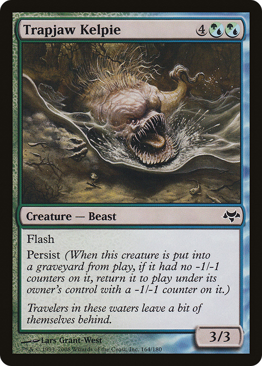 Trapjaw Kelpie (EVE-164) [Eventide] MTG Single Wizards of the Coast