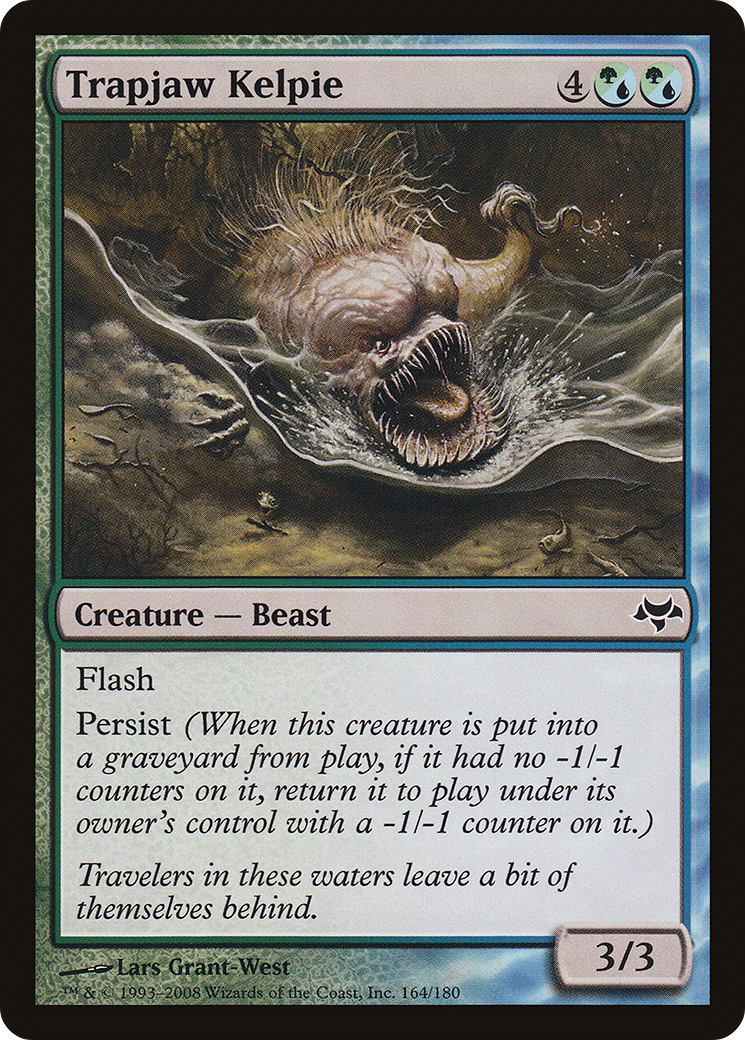 Trapjaw Kelpie (EVE-164) [Eventide] Foil MTG Single Wizards of the Coast