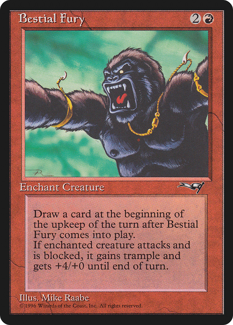 Bestial Fury (ALL-67A) [Alliances] MTG Single Wizards of the Coast