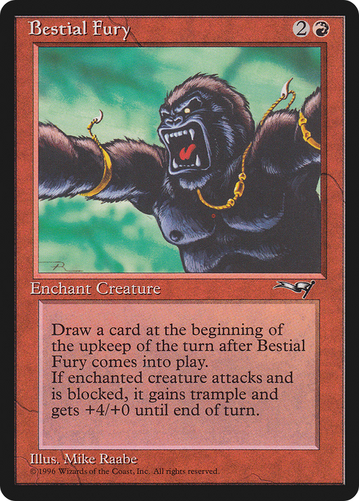 Bestial Fury (ALL-67A) [Alliances] MTG Single Wizards of the Coast