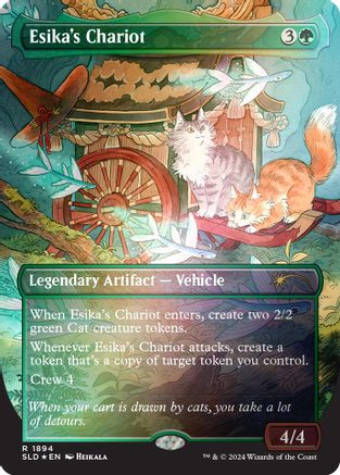 Esika's Chariot (Rainbow Foil) (SLD-1894) [Secret Lair] Drop Series Foil MTG Single Wizards of the Coast