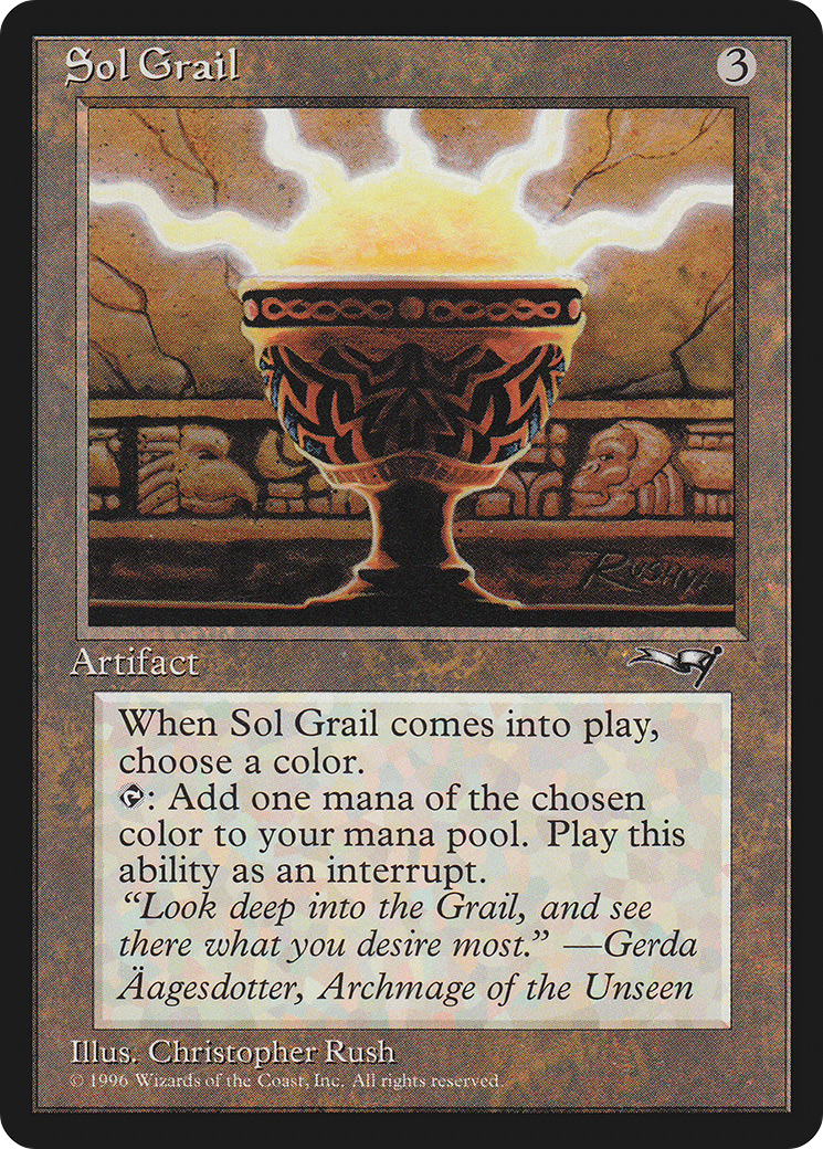 Sol Grail (ALL-130) [Alliances] MTG Single Wizards of the Coast