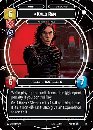 Kylo Ren - Killing the Past (Day 2) (46) [Organized Play Promos] Foil Star Wars: Unlimited Single Disney