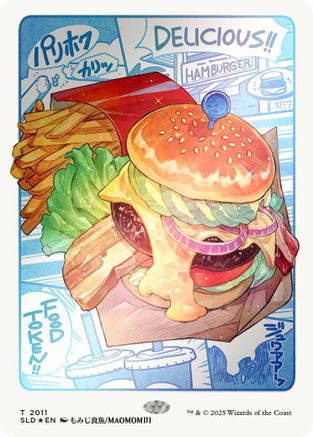 Food Token (2011) (Rainbow Foil) (SLD-2011) [Secret Lair] Drop Series Foil MTG Single Wizards of the Coast