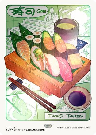 Food Token (2012) (Rainbow Foil) (SLD-2012) [Secret Lair] Drop Series Foil MTG Single Wizards of the Coast