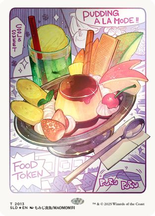 Food Token (2013) (Rainbow Foil) (SLD-2013) [Secret Lair] Drop Series Foil MTG Single Wizards of the Coast