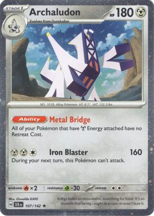 Archaludon - 107/142 (Cosmos Holo) [Misc: Cards & Products] Pokemon Single Pokémon