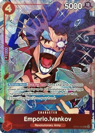 Emporio.Ivankov (Premium Card Collection -Best Selection Vol. 3-) (OP05-004) [One Piece Promotion Cards] Foil One Piece Single Bandai