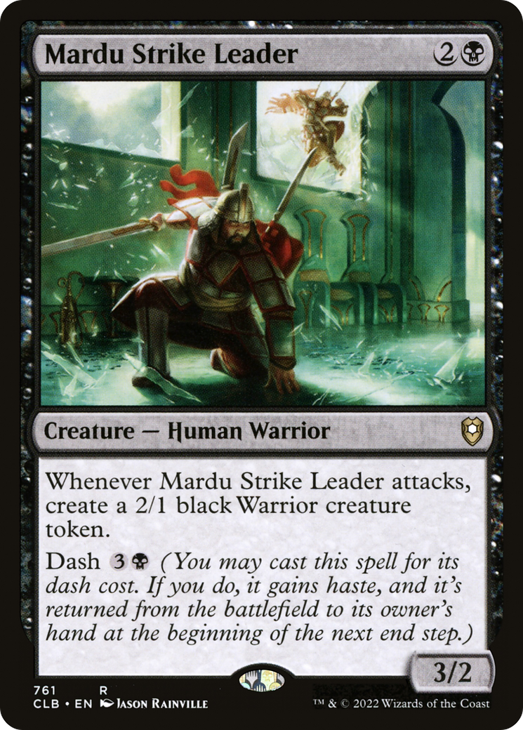 Mardu Strike Leader (CLB-761) [Commander Legends: Battle for Baldur's Gate] MTG Single Wizards of the Coast