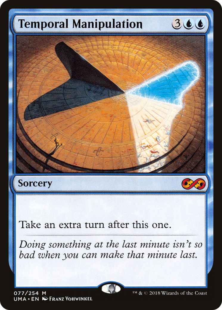 Temporal Manipulation (UMA-077) [Ultimate Masters] Foil MTG Single Wizards of the Coast