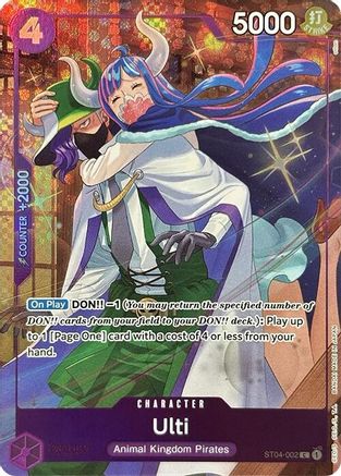 Ulti (Premium Card Collection -Best Selection Vol. 3-) (ST04-002) [One Piece Promotion Cards] Foil One Piece Single Bandai