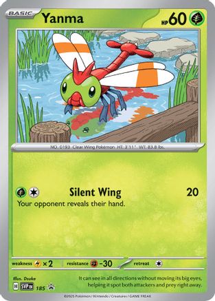 Yanma - 185 (185) Holofoil [Promos: SV Promo Cards] Pokemon Single Pokémon