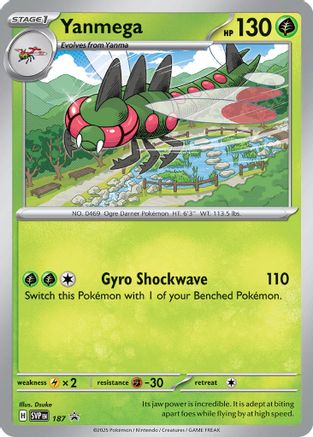 Yanmega - 187 (Cosmos Holo) (187) Holofoil [Promos: SV Promo Cards] Pokemon Single Pokémon