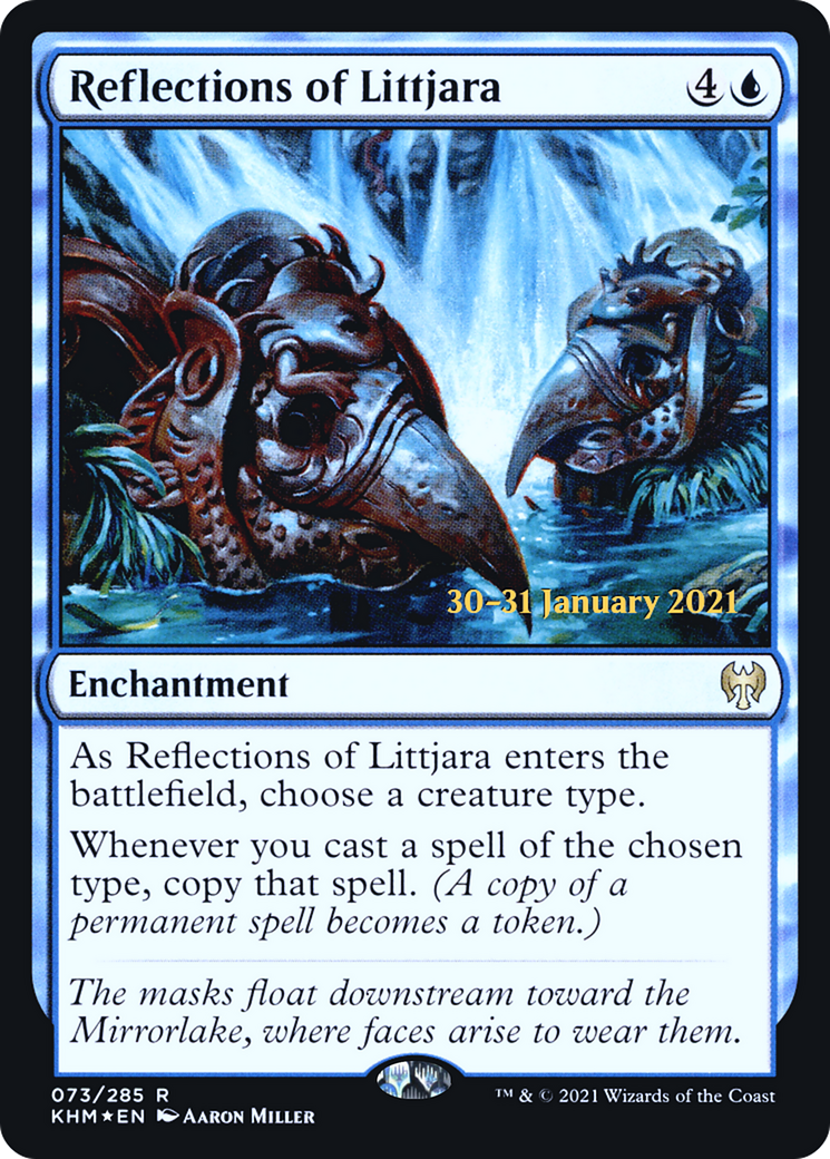 Reflections of Littjara (PRE-073) [Kaldheim Promos] Foil MTG Single Wizards of the Coast