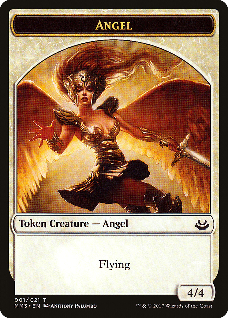 Angel Token (MM3-001) [Tokens] Modern Masters 2017 Tokens MTG Single Wizards of the Coast