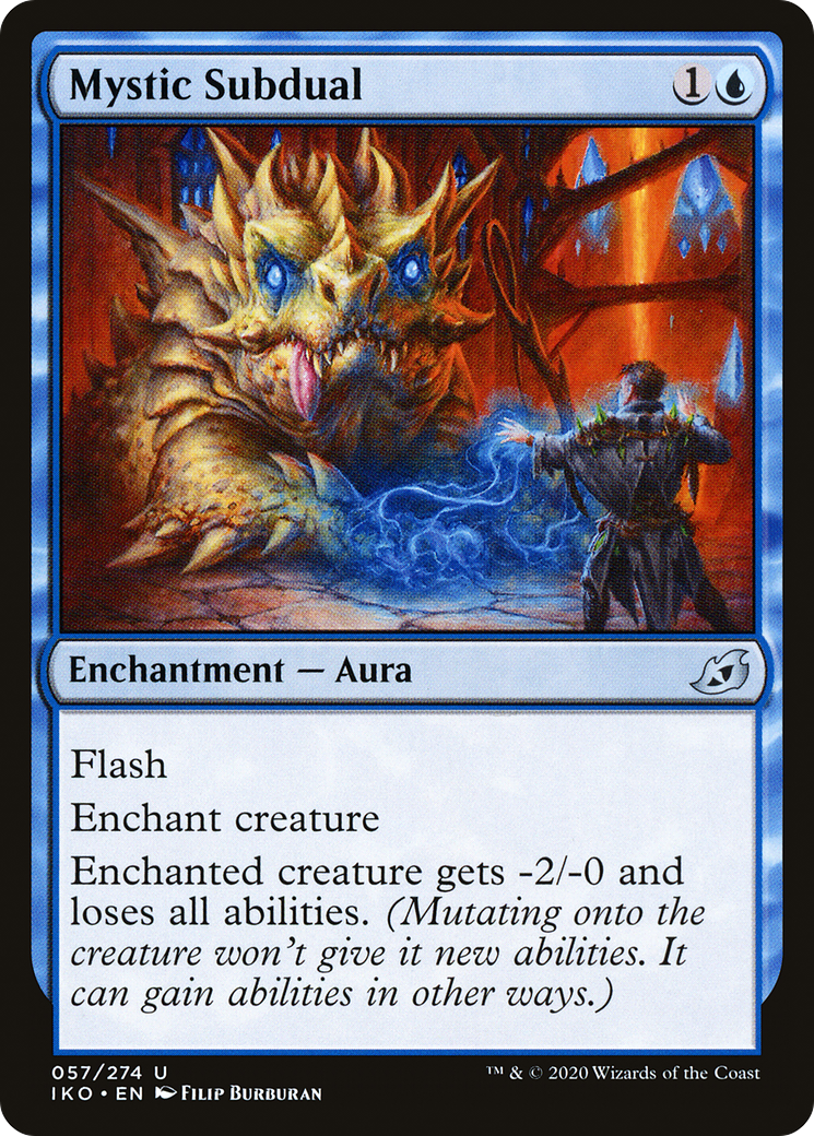 Mystic Subdual (IKO-057) [Ikoria: Lair of Behemoths] MTG Single Wizards of the Coast