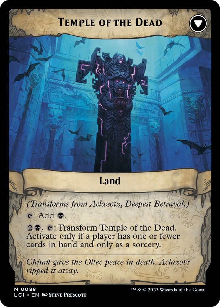 Aclazotz, Deepest Betrayal (LCI-088) [The Lost Caverns of Ixalan] Foil MTG Single Wizards of the Coast