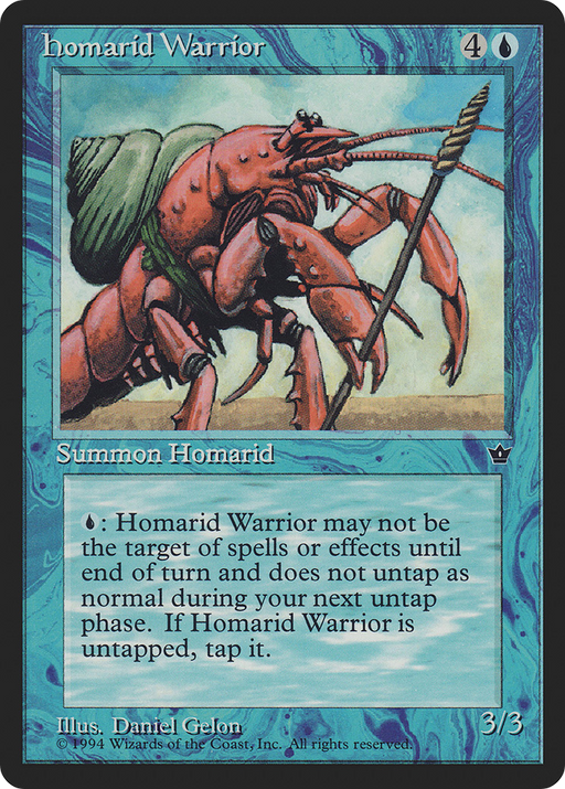 Homarid Warrior (Daniel Gelon) [Fallen Empires] MTG Single Magic: The Gathering