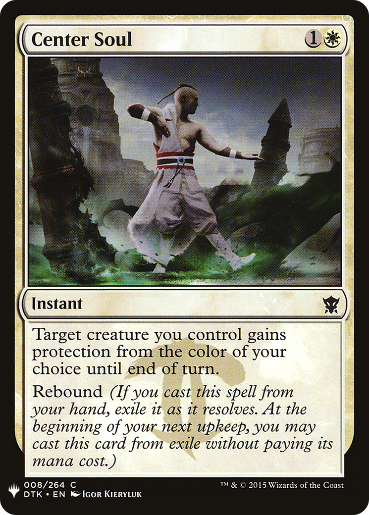 Center Soul (LIST-008) [Mystery Booster] The List MTG Single Wizards of the Coast