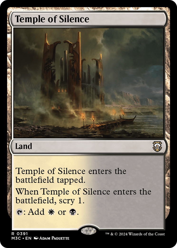 Temple of Silence (M3C-391) [Modern Horizons 3 Commander] MTG Single Wizards of the Coast
