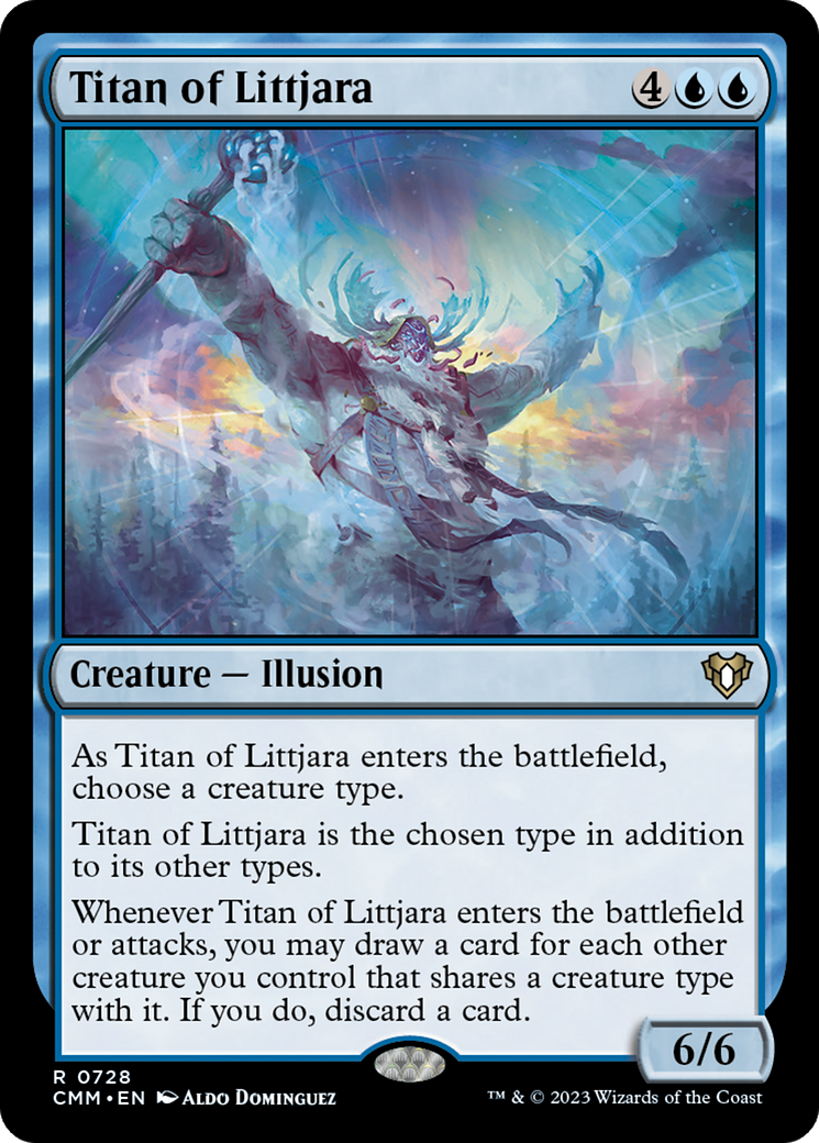 Titan of Littjara (CMM-728) [Commander Masters] MTG Single Wizards of the Coast