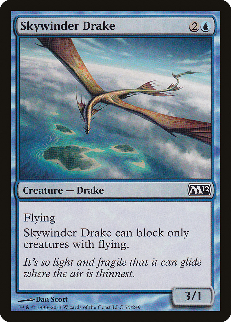 Skywinder Drake (M12-075) [Magic 2012] MTG Single Wizards of the Coast