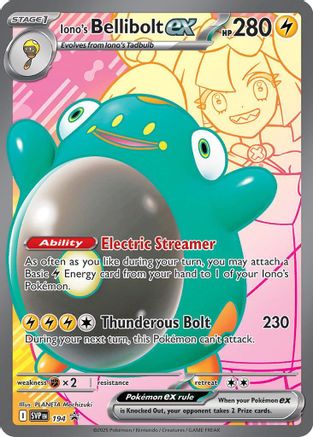 Iono's Bellibolt ex - 194 (194) Holofoil [Promos: SV Promo Cards] Pokemon Single Pokémon