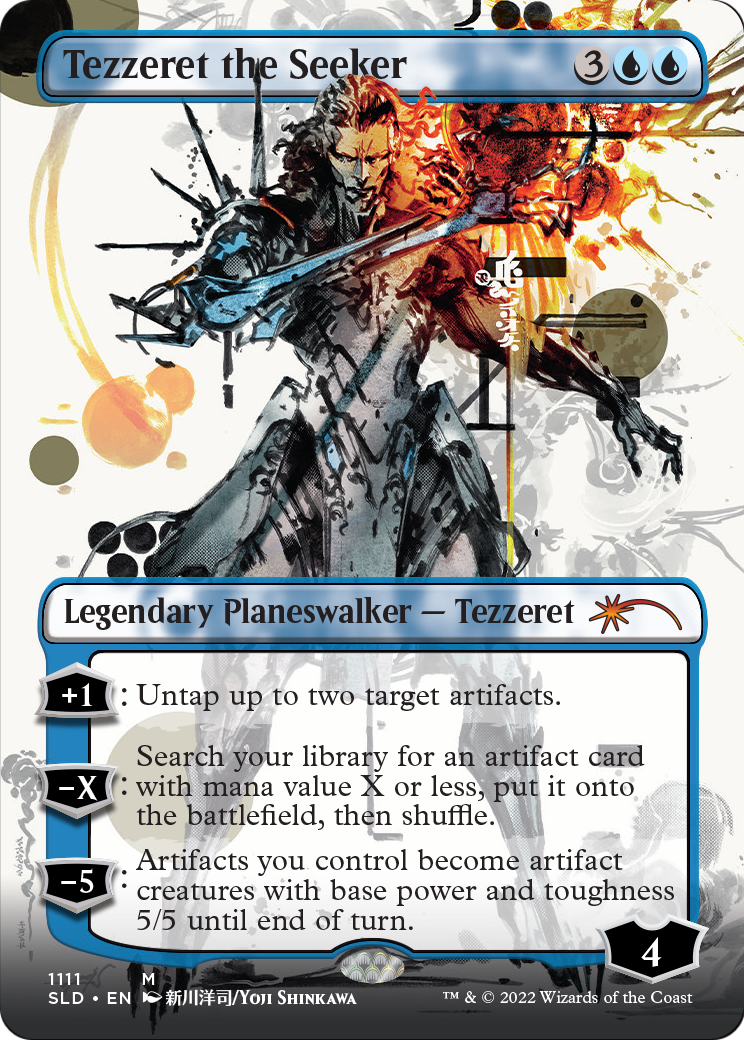 Tezzeret the Seeker (1111) (SLD-1111) [Secret Lair] Drop (Borderless) MTG Single Wizards of the Coast